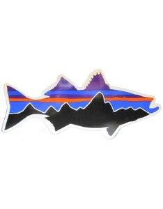 Patagonia Striper Fitz Sticker in One Color